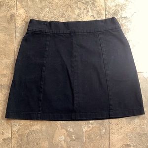 NWOT TopShop Moto Denim miniskirt